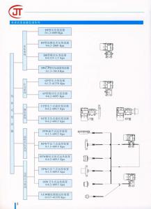 3)電容式變送器型譜系列